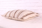 Beige moroccan rug pillow 14.9 inches X 23.6 inches