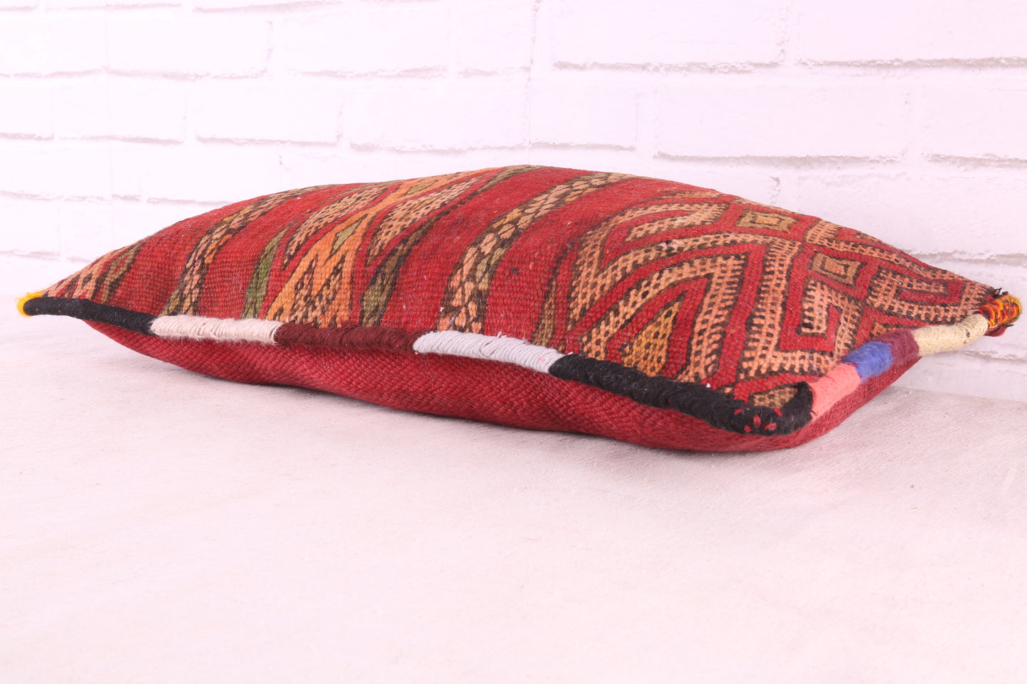 Old Moroccan pillow 14.5 inches X 24 inches