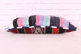 Dark Moroccan Striped Pillow 13.7 inches X 24.4 inches