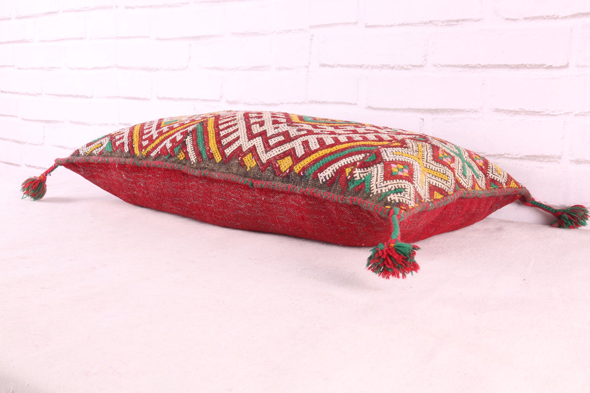 Moroccan vintage pillow 15.3 inches X 24.8 inches