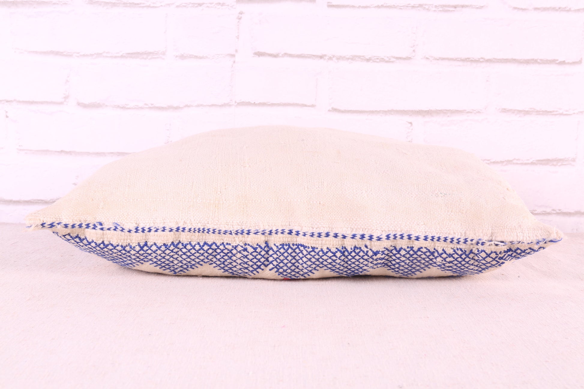 Moroccan pillow rug 14.9 inches X 18.8 inches