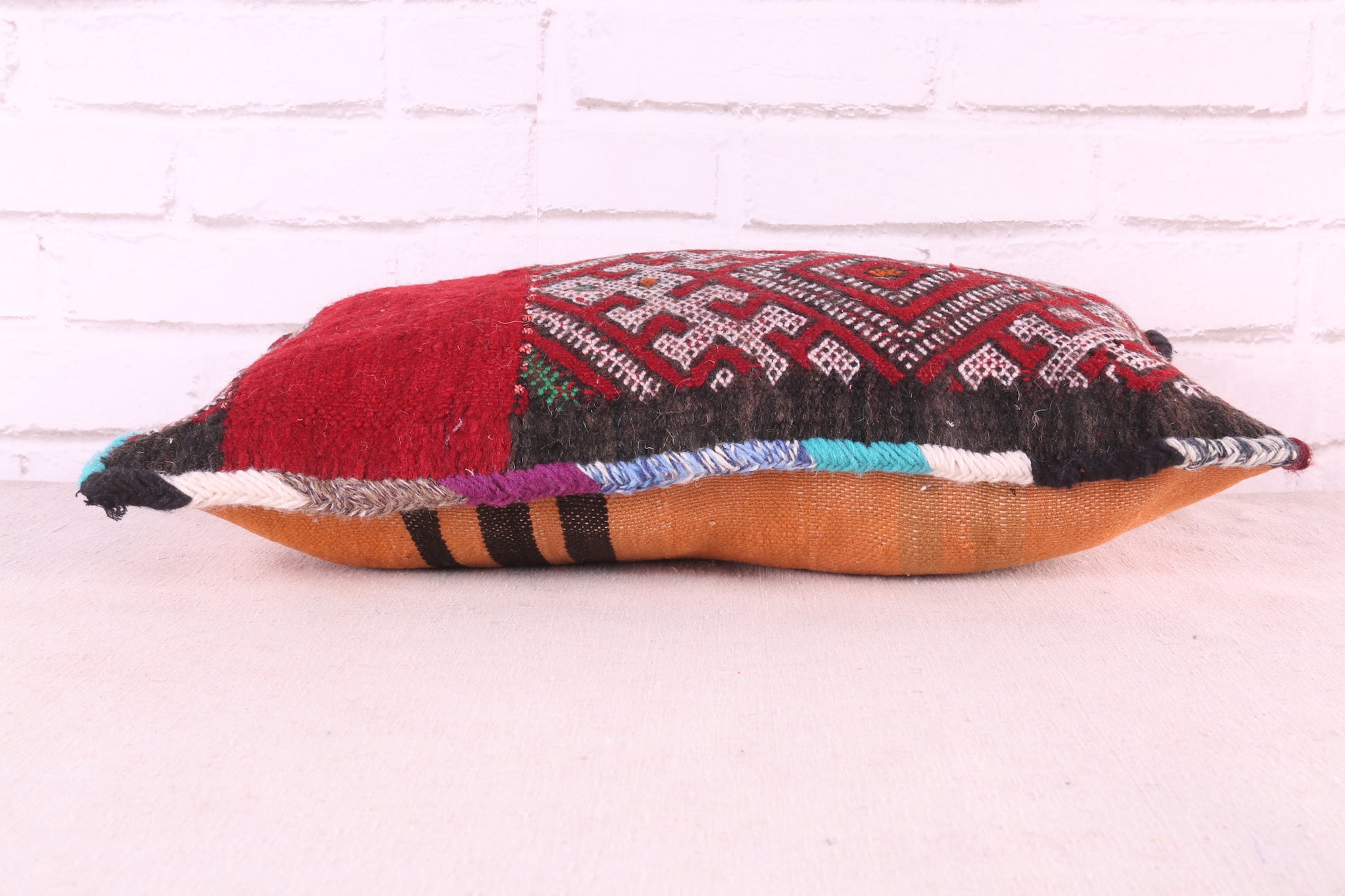moroccan vintage pillow 13.3 inches X 20 inches