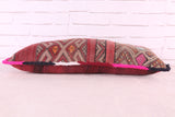 moroccan pillow old kilim 12.5 inches X 26.7 inches