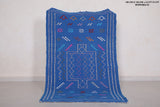 Moroccan rug blue 3.2 FT X 5 FT