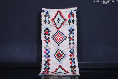 Runner Moroccan rug 2.9 X 6.1 Feet