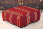 Vintage Kilim Ottoman woven red old rug