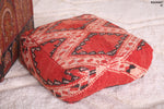 Fabulous Moroccan handmade ottoman red pouf