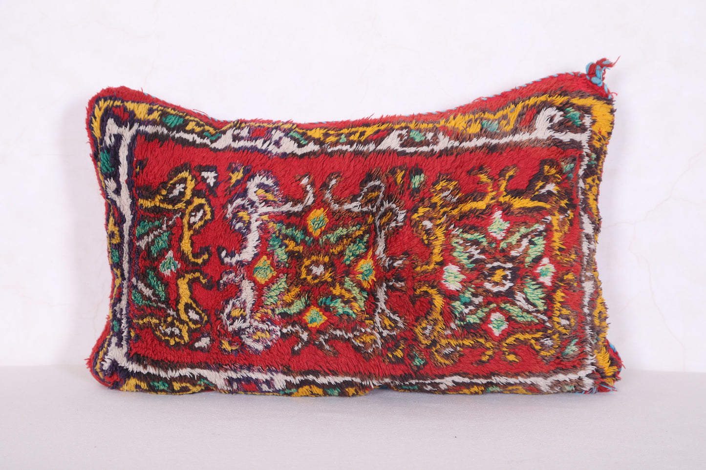 Long Moroccan Kilim Pillow 15.3 INCHES X 23.2 INCHES