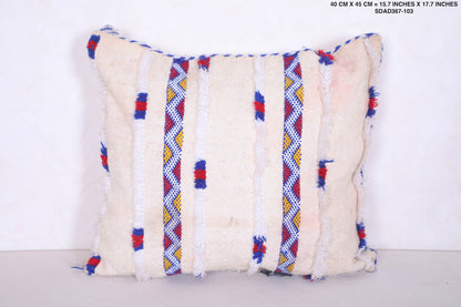 Moroccan handmade kilim pillow 15.7 INCHES X 17.7 INCHES