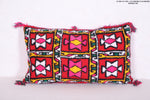 Red Moroccan pillow 14.5 INCHES X 24 INCHES