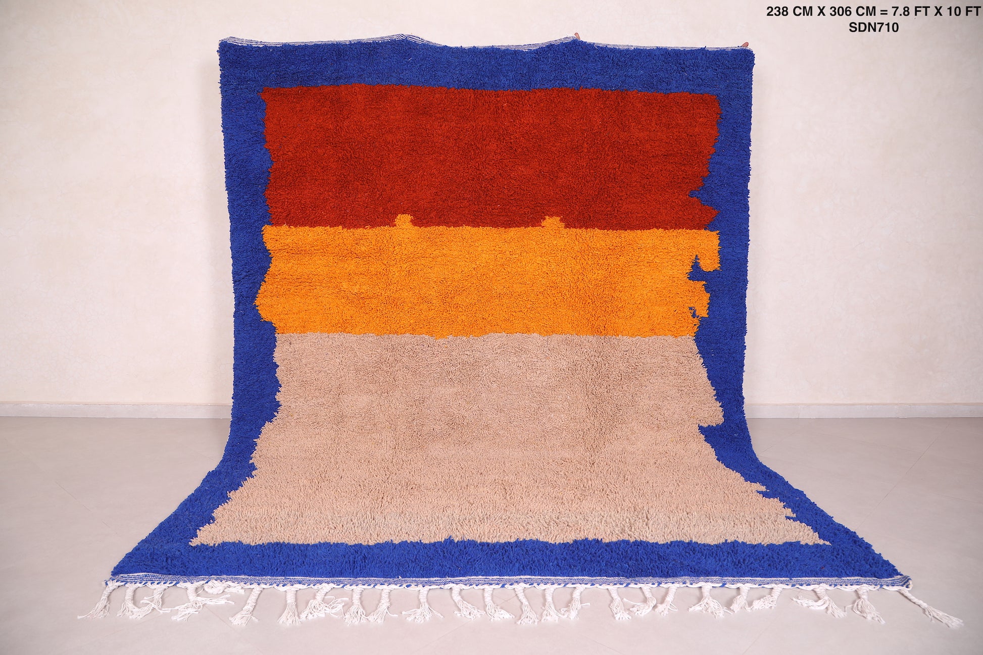 Large azilal area rug 7.8 X 10 Feet