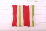Striped moroccan pillow 20 inches X 21.2 inches