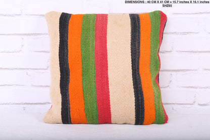 Stripe moroccan pillow 15.7 inches X 16.1 inches