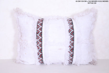 Moroccan handmade kilim pillow 16.9 INCHES X 23.2 INCHES