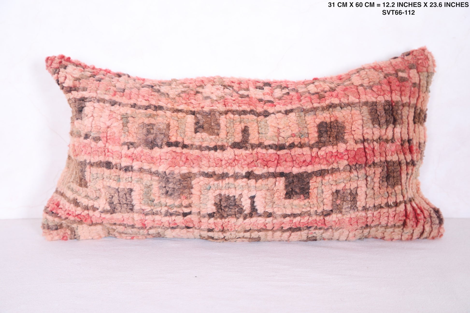 Moroccan handmade rug pillows 12.2 INCHES X 23.6 INCHES