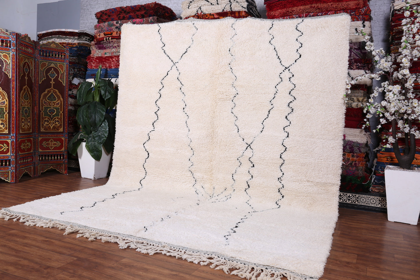 Custom Moroccan carpet - All wool beni ourain rug