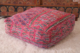 Ottoman moroccan berber sitting rug pouf