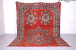 Old Moroccan rug 7.4 X 9.5 Feet