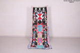 Colorful Berber runner rug 3 x 8.4 Feet