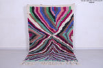 Colourful handmade moroccan berber rug 5.2 FT X 8.5 FT