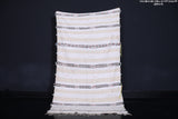 Tribal berber blanket rug 3.7 FT x 6.5 ft