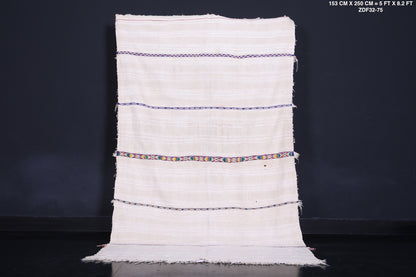 Berber wedding blanket rug 5 FT X 8.2 FT