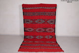 Vintage Kilim berber rug 5.6 ft x 10.3 ft